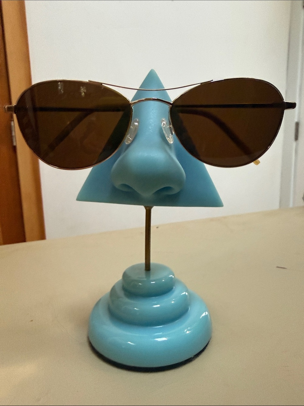 Oliver Peoples Gold Frame Brown Lens Sunglasses